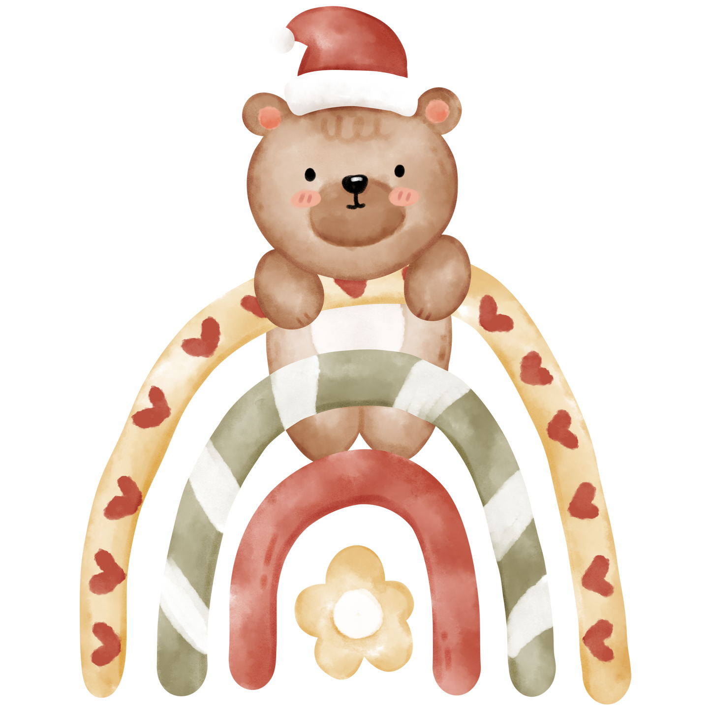 Weihnachtlicher Regenbogen