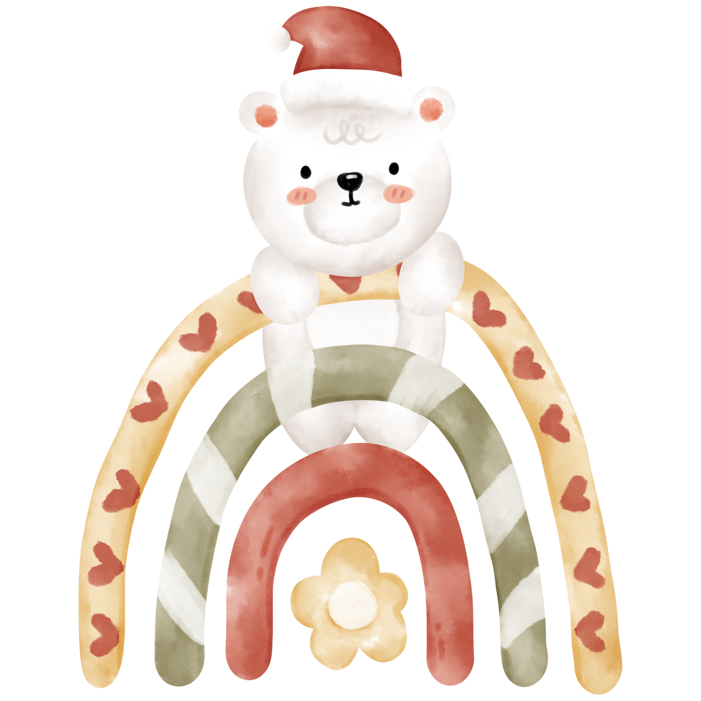 Weihnachtlicher Regenbogen