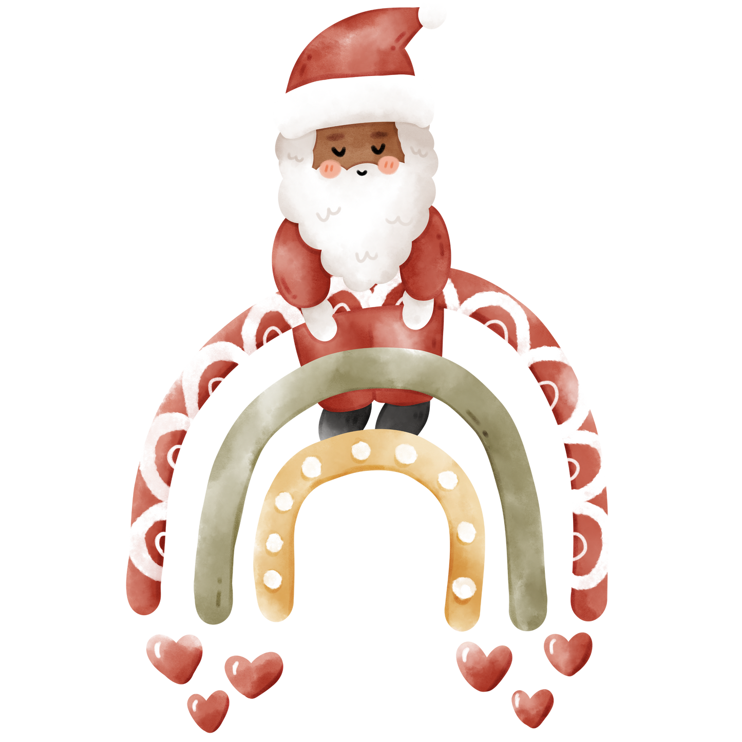 Weihnachtlicher Regenbogen