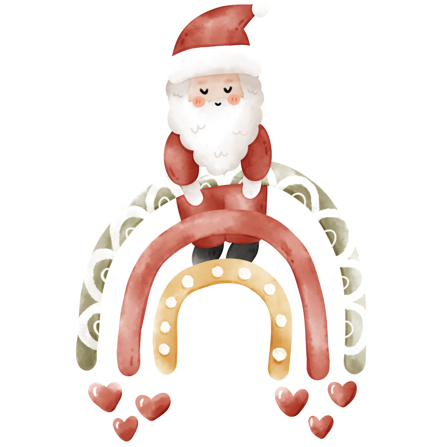 Weihnachtlicher Regenbogen
