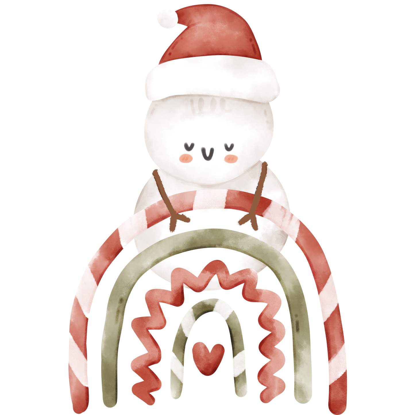 Weihnachtlicher Regenbogen