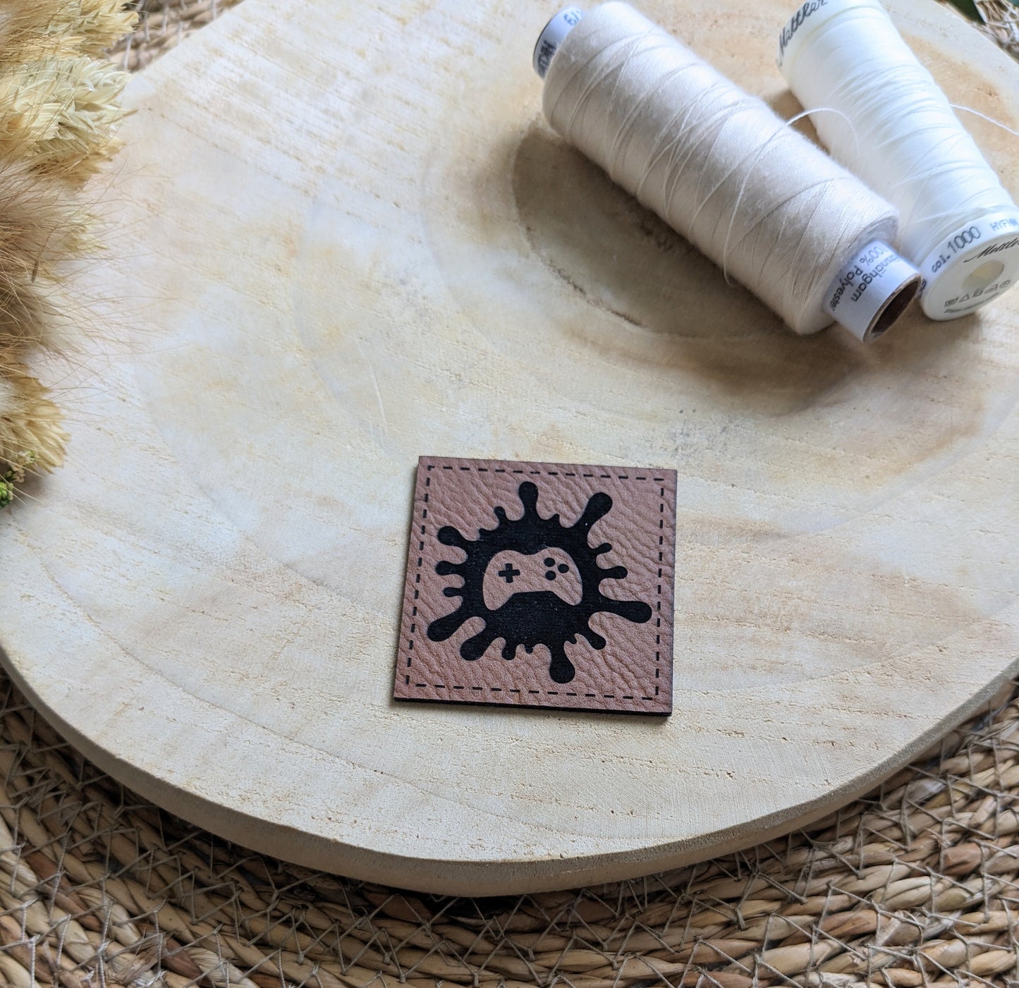 Kunstlederlabel Gaming
