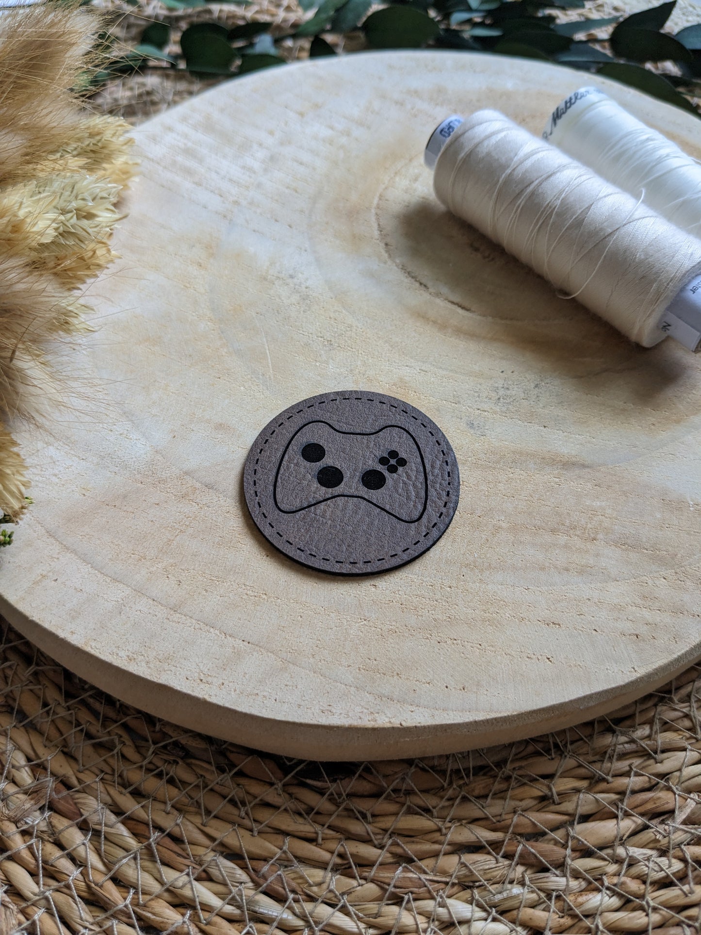 Kunstlederlabel Gaming