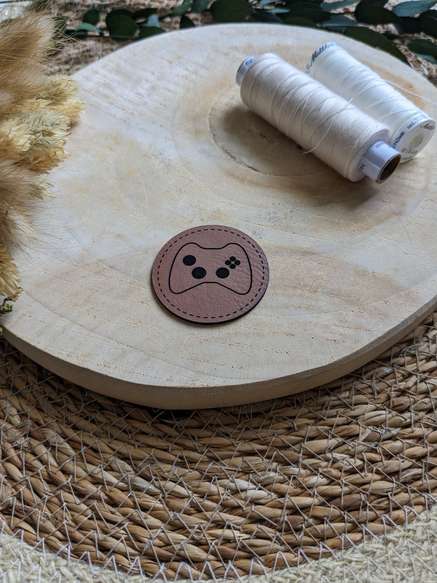 Kunstlederlabel Gaming