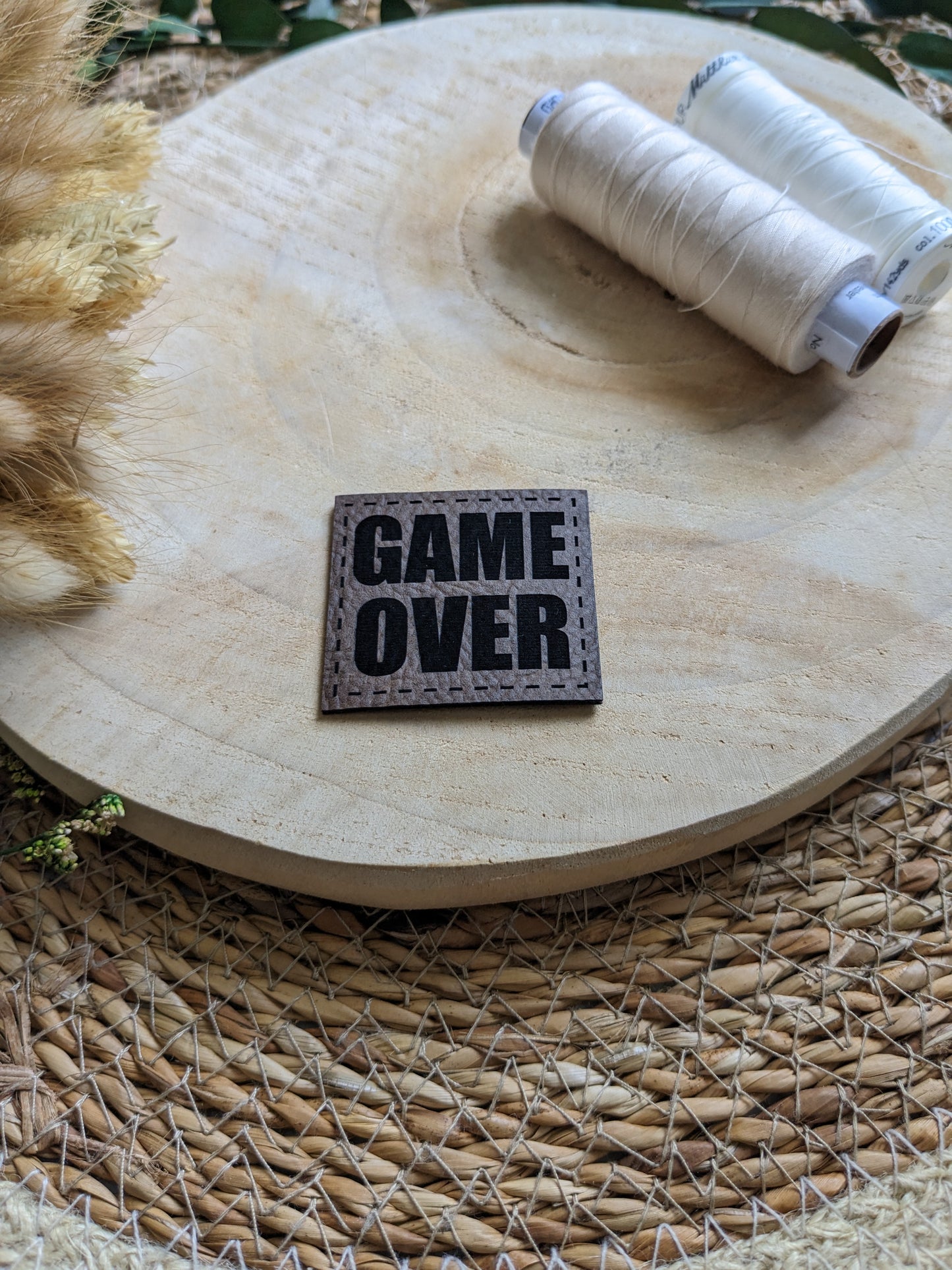 Kunstlederlabel Gaming