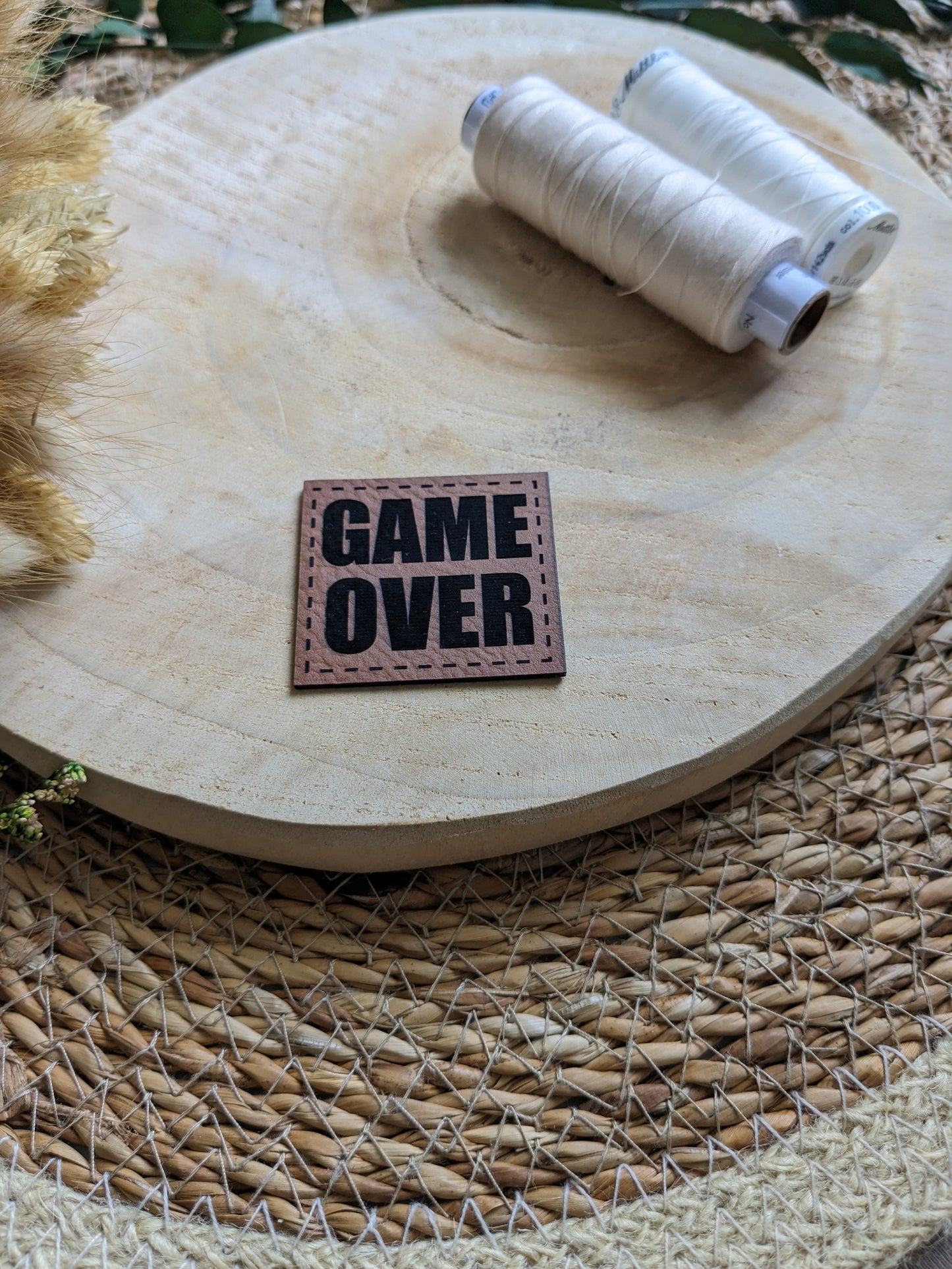 Kunstlederlabel Gaming
