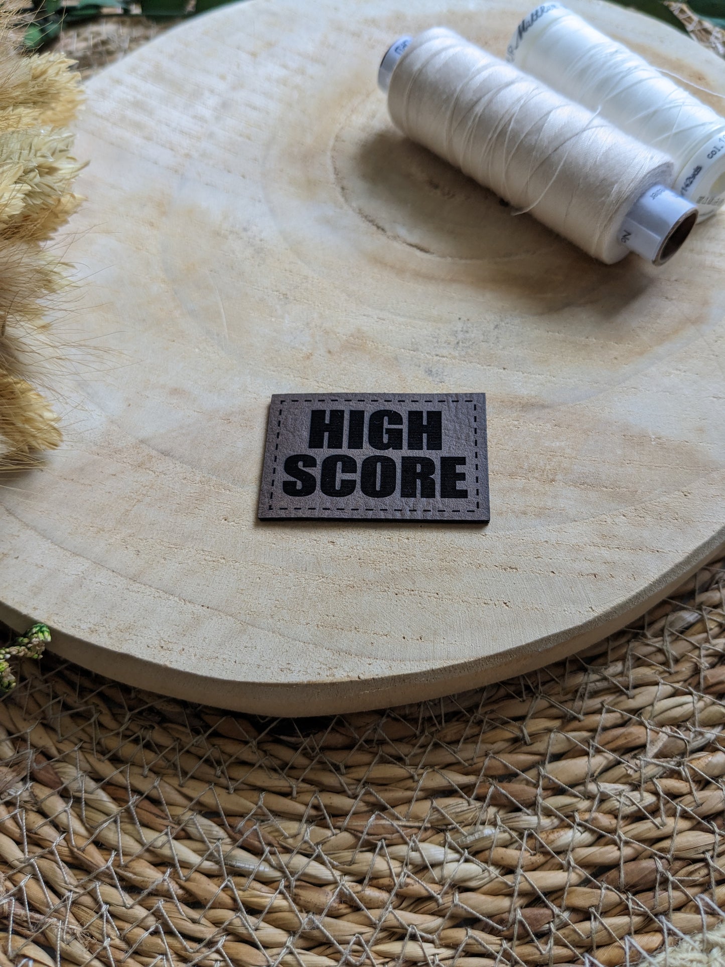 Kunstlederlabel Gaming