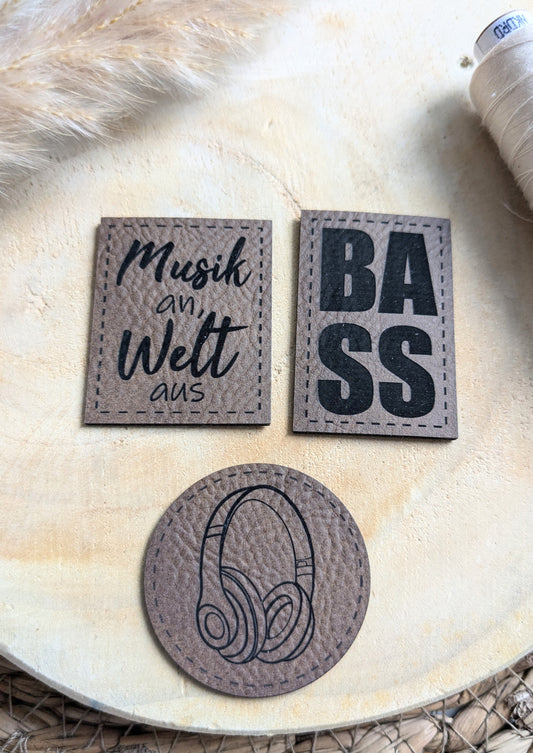 Kunstlederlabel Musik