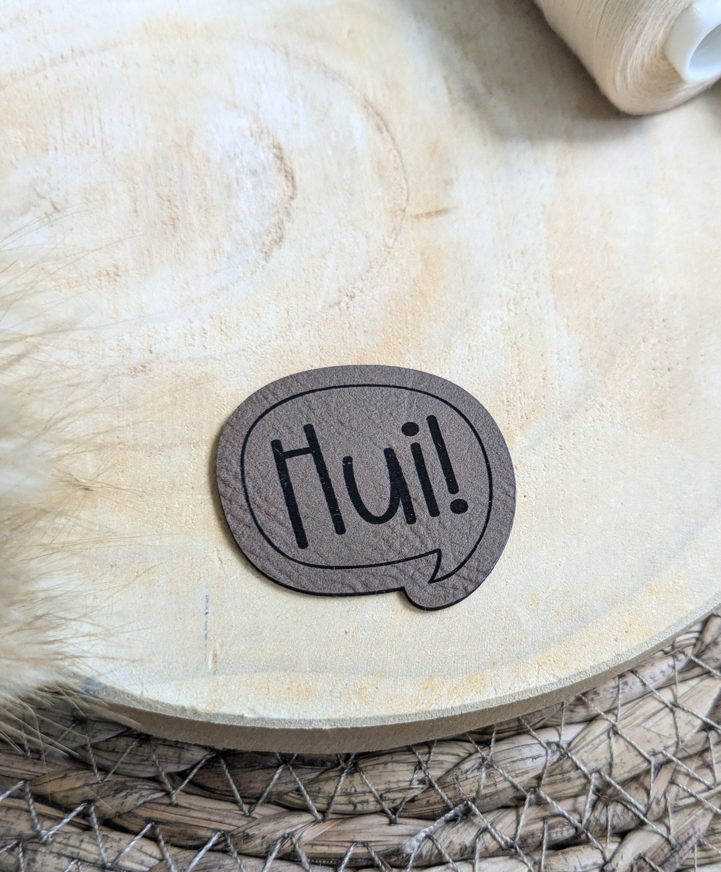 Kunstlederlabel Halloween