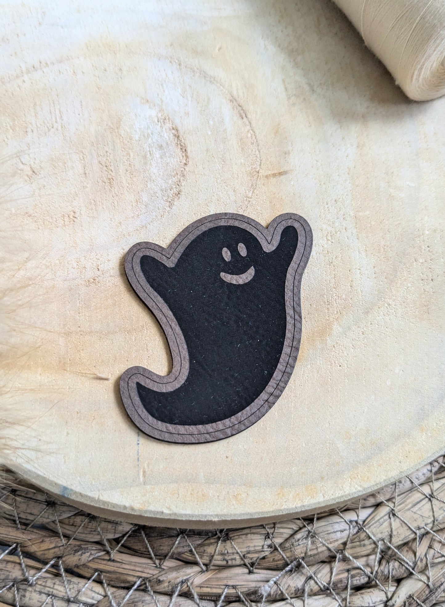 Kunstlederlabel Halloween