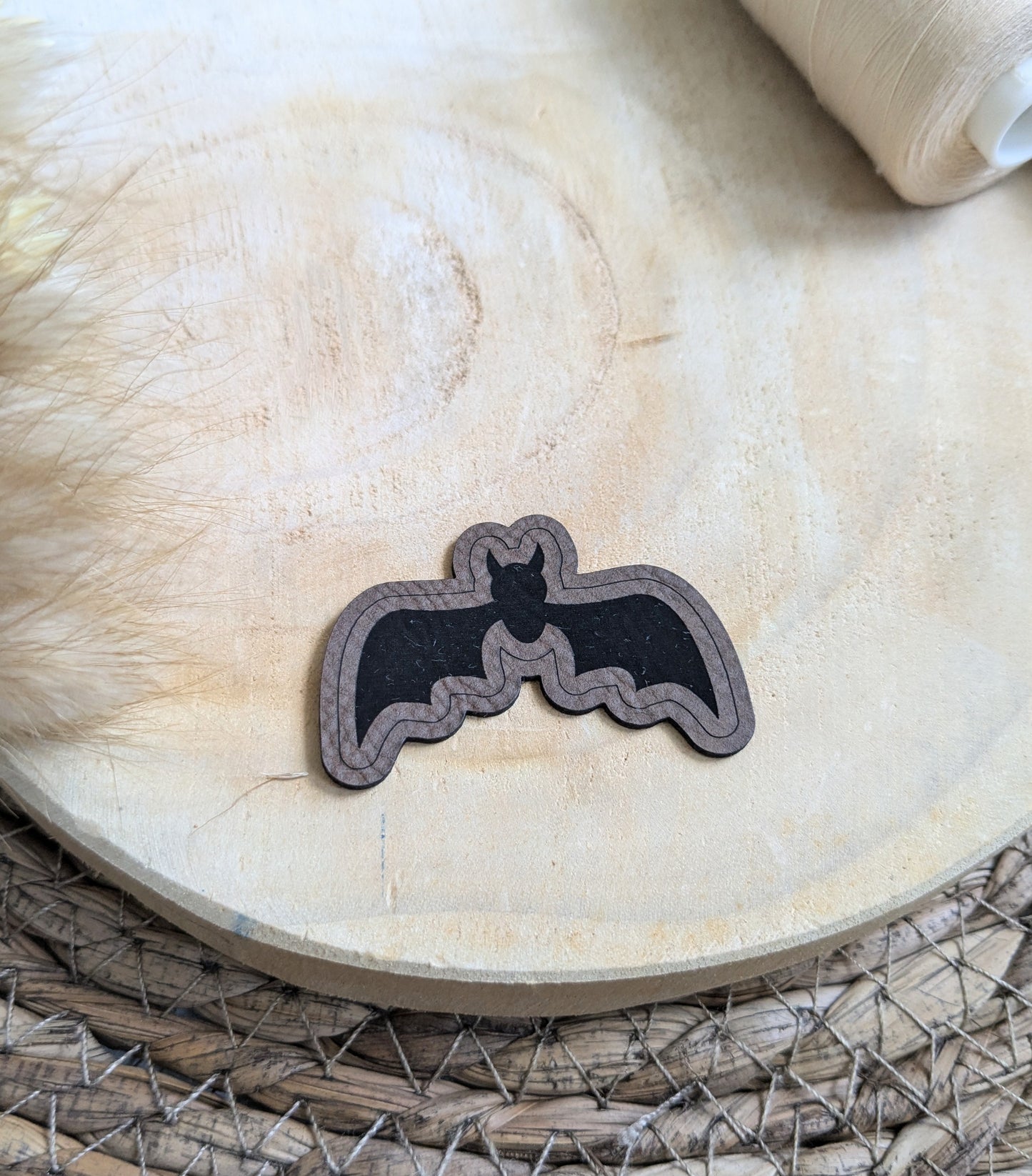 Kunstlederlabel Halloween