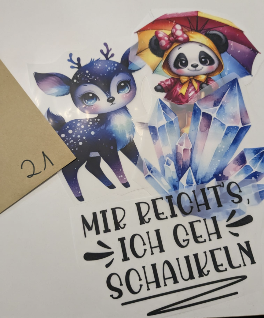 Bügelbildpaket Mittel *Sonderangebot*
