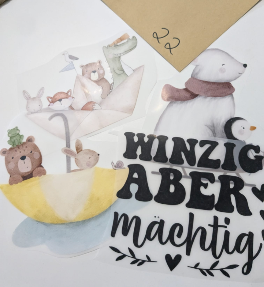 Bügelbildpaket Mittel *Sonderangebot*