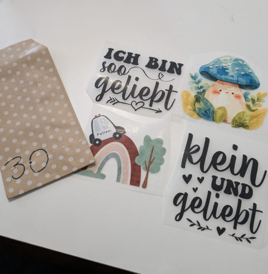 Bügelbildpaket klein *Sonderangebot*