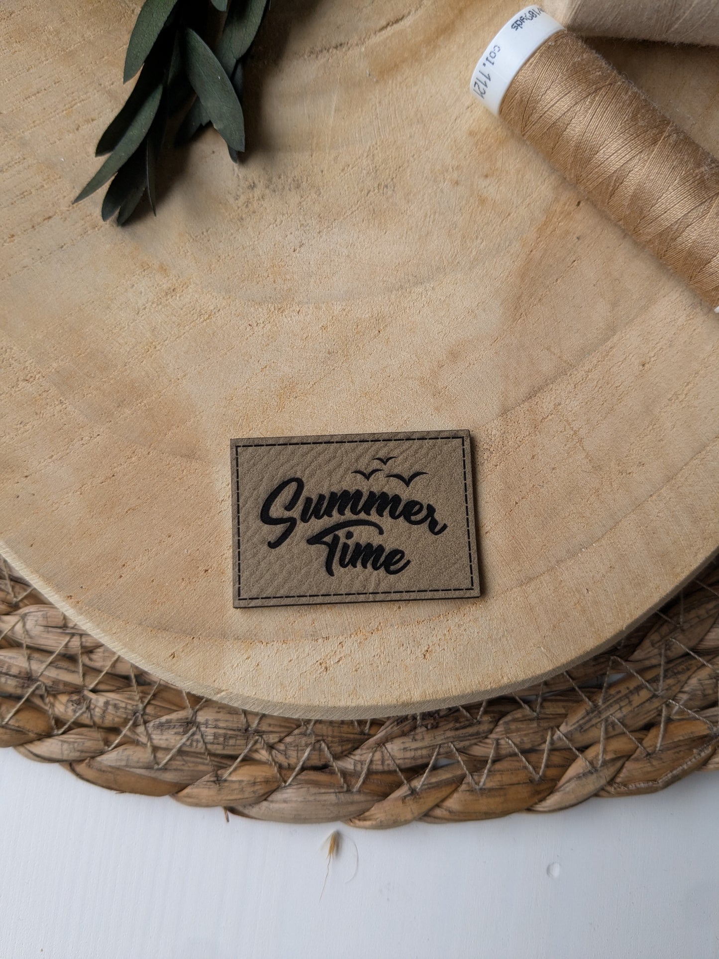 Kunstlederlabel Summer Time