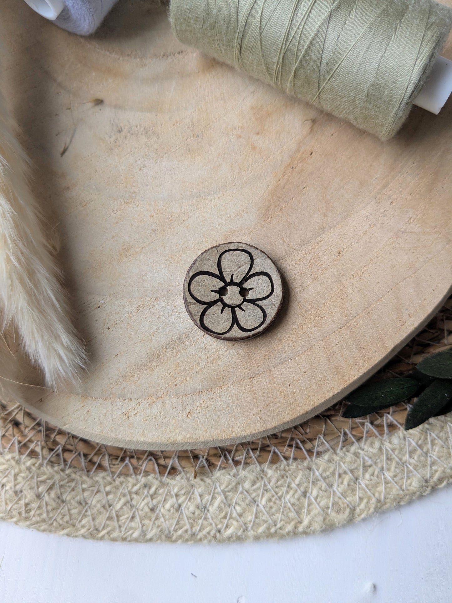 Kokosknopf Blümchen