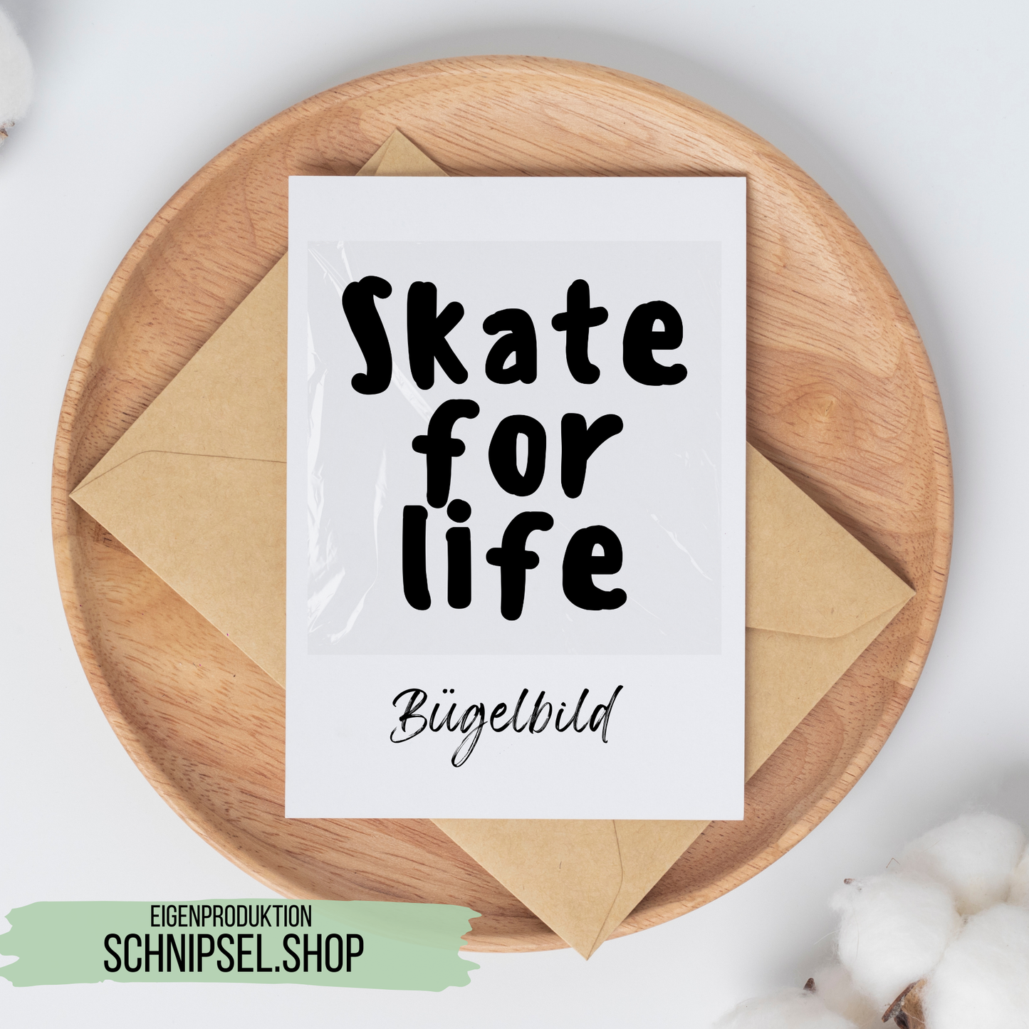 skate for life Bügelbild
