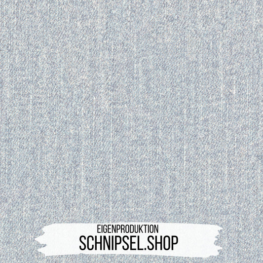 Bio Jersey Denim grau blau